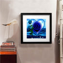 Blue Rose Heart 5D Diamond Painting Embroidery DIY Cross Stitch Home Decor Newly