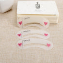 3 Styles Thrush Card Eyebrow Stencils Shaper Drawing Guide Eyebrow Shaper Kit