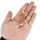 10pcs/Set Fishing Bait Spring Hanging Tackle Steel Feeder Fishing Tools Newly