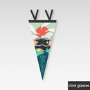 Camping Tent Bunting Pennant Outdoor Scene Layout Triangle Hanging Flag (B)