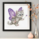 5D DIY Part Special Shaped Drill Diamond Painting Cat Art Decor (YX292) Newly