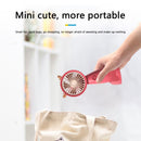 Mini Portable Fan Cute Antler USB Rechargeable Pocket Handheld Cooler (Red)