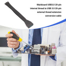 19Pin 20Pin Female to USB 3.0 Mainboard Extension Conversion Connecting Cable