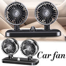 Office Rotatable Cooling Air Circulator Double-head Fan Car Fan Summer Cooling