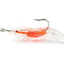 2pcs 6cm 3g Simulation Shrimp Lure Fishing Baits w/ Hook Crankbait (White) Newly