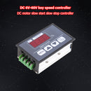 Soft Start Stop PWM DC Motor Speed Governor 6-60V 30A Digital Display Controller