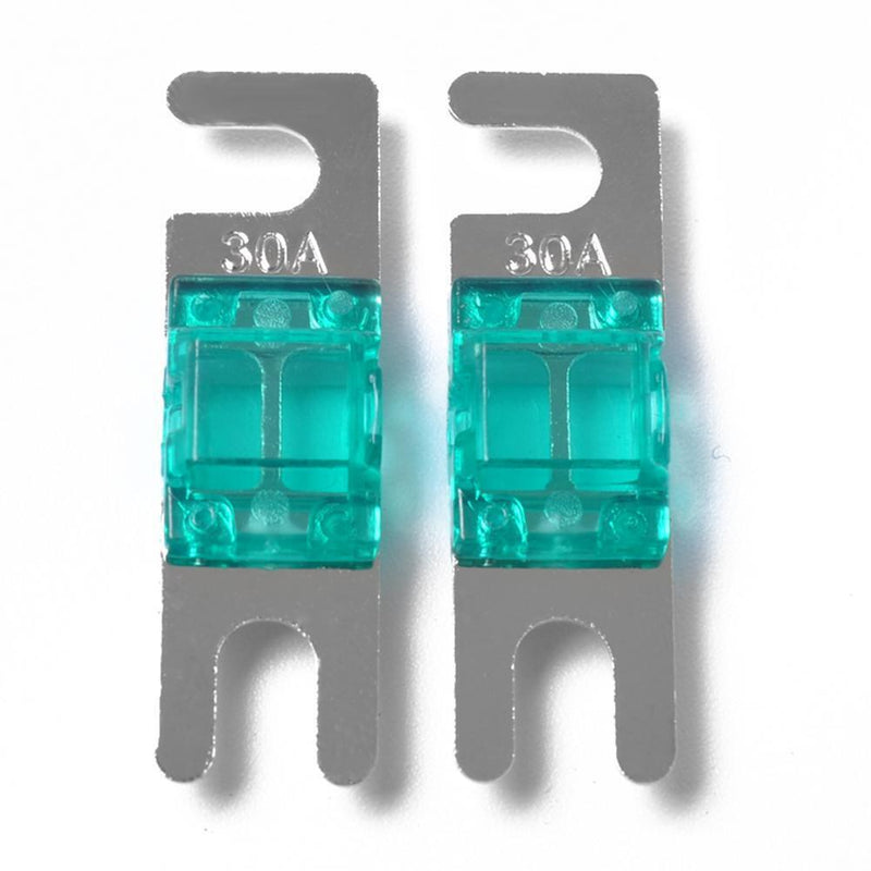 5pcs Nickel Plated Car Audio 32V AFS Mini ANL Fuses Auto Stud Fuses (30A) Newly