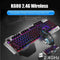 K680 2.4G Wireless Rechargeable Backlight Keyboard Keypad Mouse Set (Black)