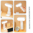 White with Phone Holder Reading Table Lamp Protable LED Desk Light NightLight