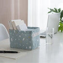 Cotton Linen Folding Desktop Storage Box Sundry Storage Baskets Laundry Basket