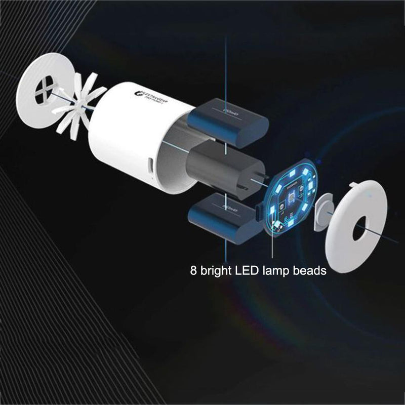 Mini Portable Inflatable Pump USB Charging Outdoor Camping Light Air Pump