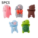 5stk Auto Dekoration Niedlichen Cartoon Tiere Actionfiguren Ornament Neu.