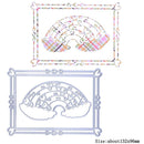 2pcs Rainbow Frame Metal Cutting Die Embossing Stencil for DIY Scrapbooking
