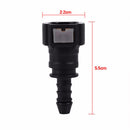 Black Hose Connector Disconnect Connectors Fuel Line Coupler Quick Release