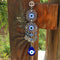 Turkish Blue Eyes Lucky Pendant Wind Chime Rhinestone Wall Door Hanging Ornam