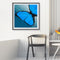 40x40cm Blue Butterfly Frameless Picture Oil Paint By Numbers Painted Picture