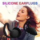 Silicone Ear Plugs Sound Insulation Anti Noise Sleeping Earplugs (Black) Newly
