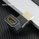 90 Degree HDMI-compatible Adapter for HDTV Projetor Laptop Male to Female C