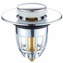 Sink Drain Plug With Anti-clogging Basket Wash Basin Bounce Drain Filter