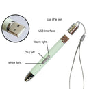 USB Recharge 5D Diamond Painting Embroidery Point Drill Pen Set (Green B)