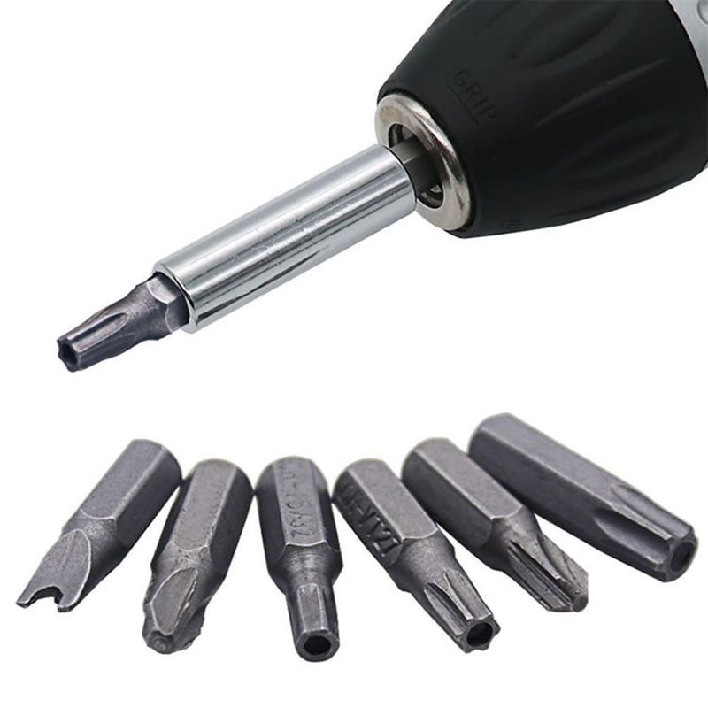 33pcs/Set Hollow Electric Drill Screwdrivers Bit Repair Hand Tools (Blue) Newly