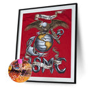 5D Rhinestone DIY American Eagle Full Round Drill Diamond Painting Ornaments Kit