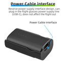 Headband Battery Storage Case Back Clip For DJI Avata FPV Combo Goggles V2/2