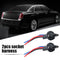 2pcs 7443 T20 Bulb Connector Male Adapter for Automotive Turn Signal Bulb Socket