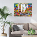 5D DIY Full Drill Diamond Painting Flower Shop Cross Stitch Craft Embroidery Kit