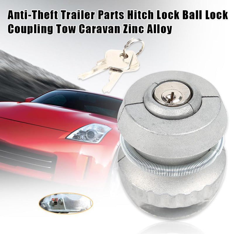 Anti-Theft Trailer Parts Hitch Lock Ball Lock Coupling Tow Caravan Zinc Alloy