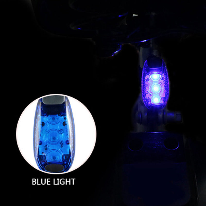 LED Safety Light Warning Flashing Light with 3 Light Modes 2 Pack (Blue)