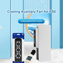 Vertical Stand USB Cooling Fan for PS5 Console Host Radiator Heat Dissipation