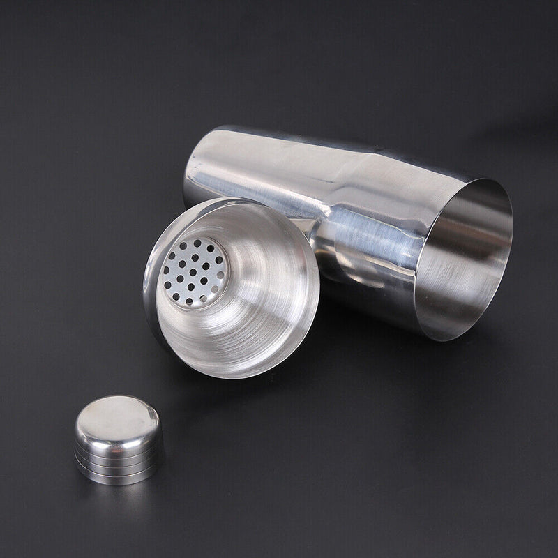 550ml Stainless Steel Cocktail Drink Shaker Mixer Party Bar Drink Mixer