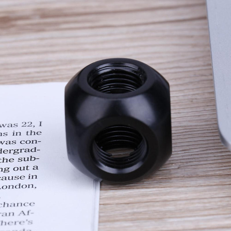 G1/4 Inner Thread Metal 3-Way PC Water Cooling System Water Tube Connector Newly