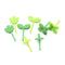 Dining Tableware Reusable Cutlery Four Leaf Clover Cake Scraper Fruit Fork Bud