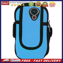 Sports Jogging Gym Armband Running Bag Mobile Phone Case Holder Bag (Blue)