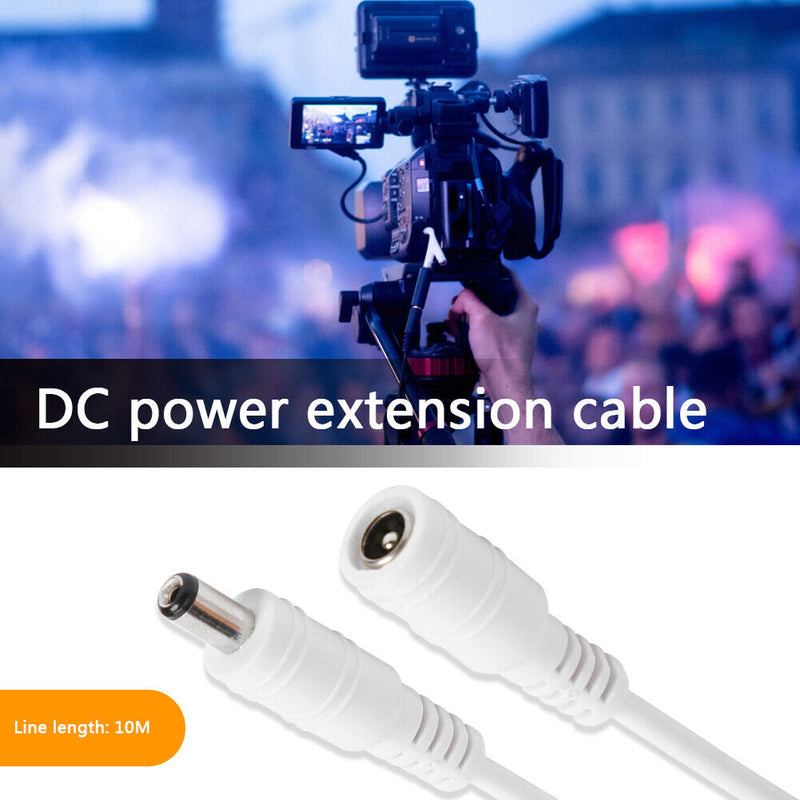 DC 12V-24V Power Extension Cord Cable Male Female Power Wire for CCTV Camera