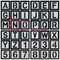 Decorative Layering Stencils Scrapbooking Alphabet Number  Embossing Template