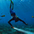 T6 LED Scuba Diving Flashlight Waterproof 400lm Underwater Torch Orange