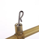15pcs Carp Fishing Accessories Slide Bend Swivels Hair Rig Hook Link (B) Newly
