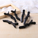 6pcs Alligator Hair Clip Grip Clamps Women Girls Styling Hairpin (Black) Newly