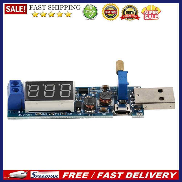 DC-DC Step Up Power Supply Module Boost Buck Vehicle Adjustable Converter Board