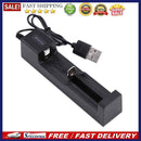 USB Battery Charger 1 Slot Charging Adapter for 18650 22650 16340