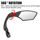 Bicycle Rear View Mirror 360 Rotation HD Anti-Shock Glass Lens (Right) Newly
