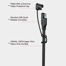 12-24V 18AWG SAE 2 Pin Quick Disconnect To O Ring Terminal Harness Connecter