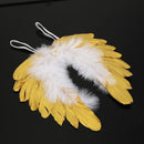 Angel Feather Wings Baby Leaves Headband Hair Head Bands (gloden) Newly