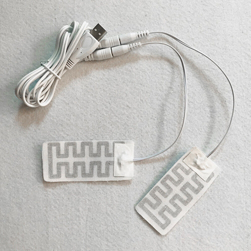 USB Heated Gloves Pad Portable Electric Heating Pad Lightweight Winter Hand Warm