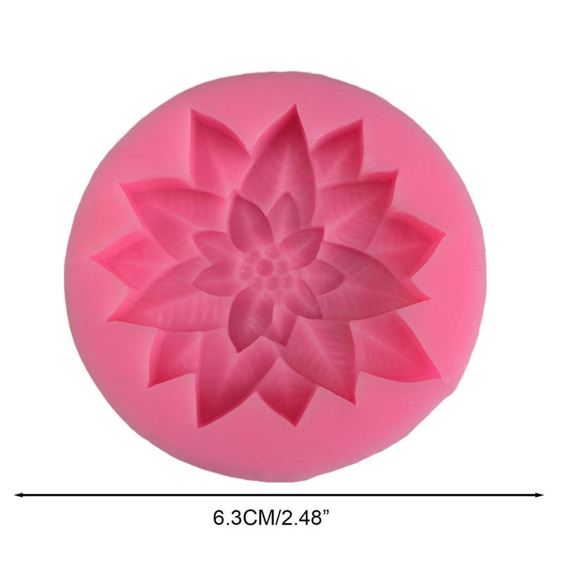 Holly Leaf Silicone Mold Cake Baking Chocolate Candle Tools Christmas Decor`