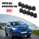 10pcs M10 Dome Plastic Hexagon Bolt Nut Protection Caps for Car Motorcycle Newly