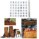 Craftool Carbon Steel Symbol Stamp Set 49 Stamps for Leather Marking Newly